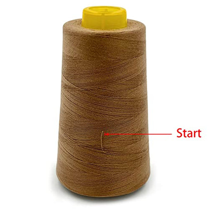 4 Cones of 3000 Yards Each Spool Thread for All Purpose (36000 Foot)