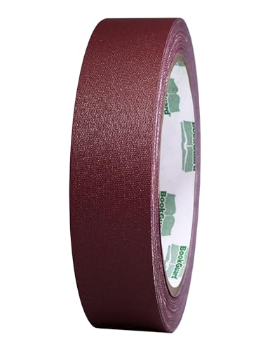1 Inch Burgundy Book Repair Cloth Tape 15 Yard Roll