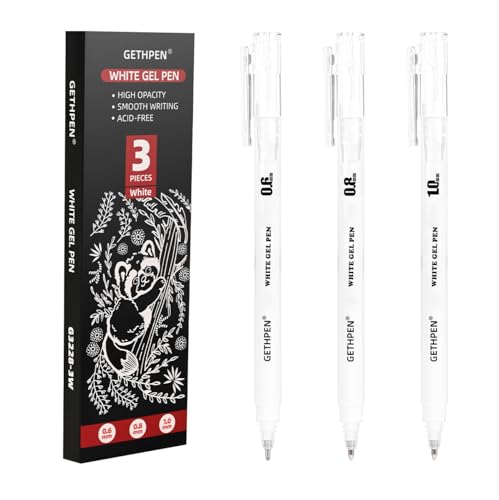 White Gel Pens (3 Count)