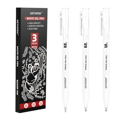 White Gel Pens (3 Count)