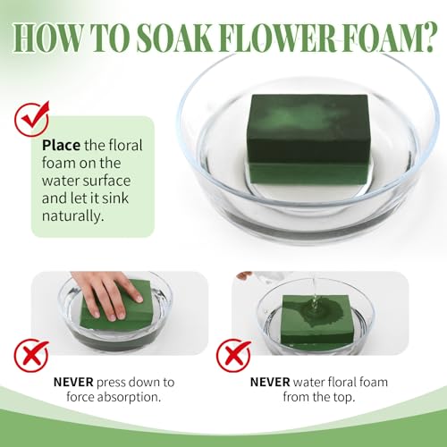 8 Pcs Floral Foam Blocks for Fresh & Artificial Flower Arrangement