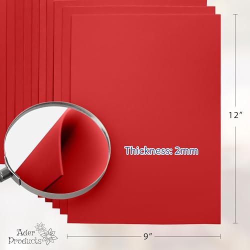 Red EVA Foam Sheets for Crafts