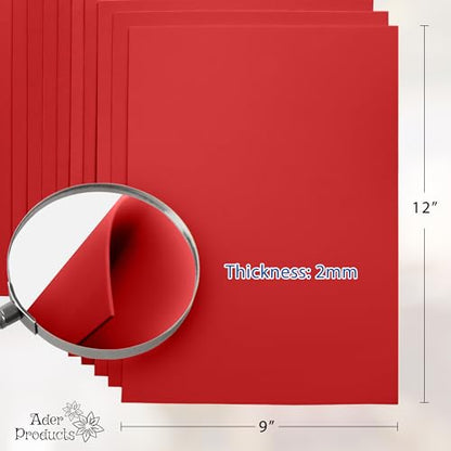 Red EVA Foam Sheets for Crafts