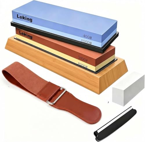 Knife Sharpening Stone Set (8 Count)