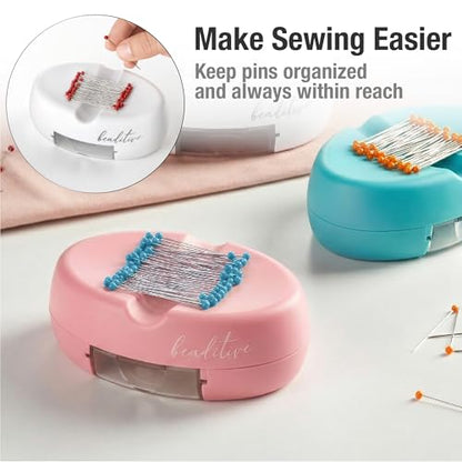 Magnetic Pin Cushion with Drawer (50 Count)