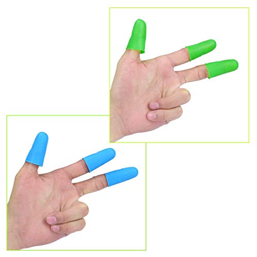 12 Pieces Silicone Hot Glue Gun Finger Caps