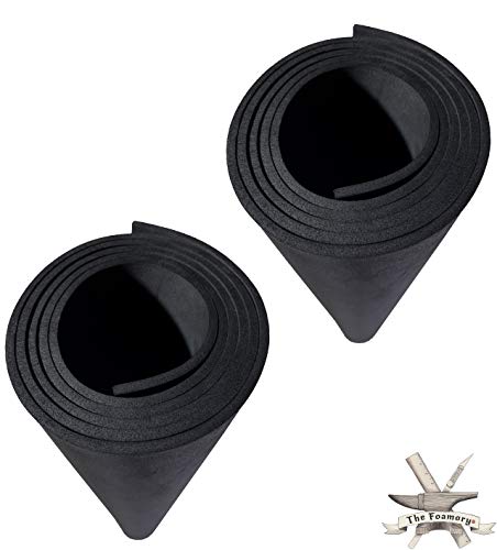 2 Pack Black EVA Foam Sheet