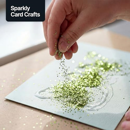 Craft Glitter Olive Green 100g Fine Glitter (3.5 Ounce)