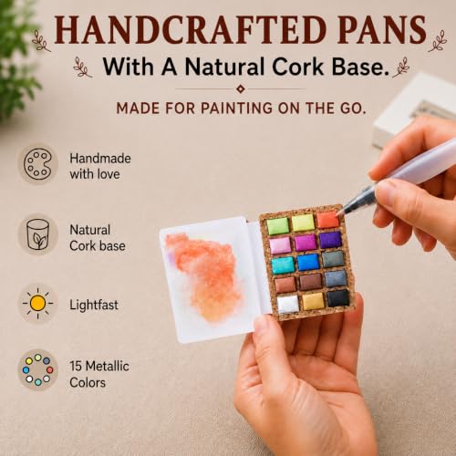 Viviva Nano Watercolor Paint Set (15 Count)