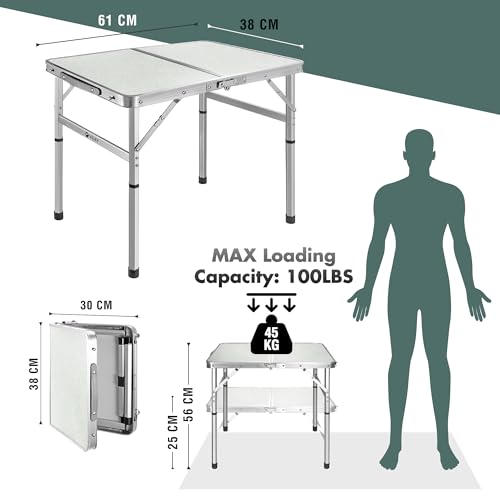 2FT Folding Camping Table