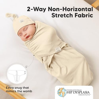 3pk Organic Swaddles for Newborns Girls