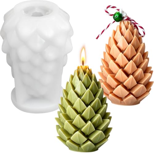 Christmas Pinecone Candle Mold