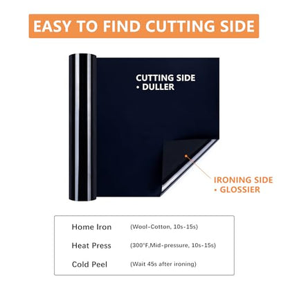 HTV Iron on Vinyl 12Inch by 35ft Roll