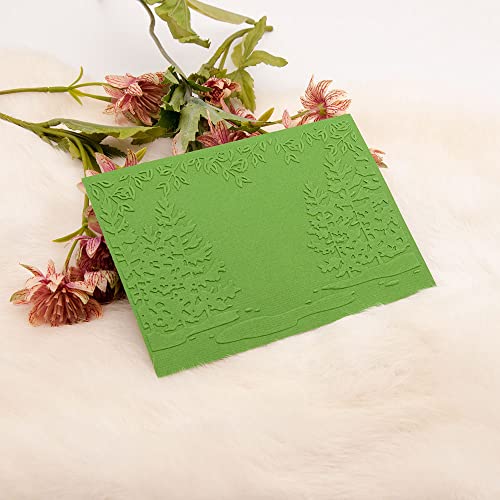 9Pcs Plastic Embossing Folders for Card Making Embossing Machine Template Mold Paper Card Embossing Stencil Flower Leaf Embossing Folder for Scrapbook Photo Album DIY Craft Decoration (9 Count)
