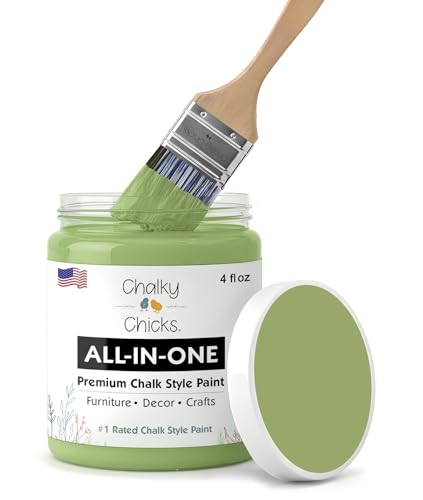 Lily Pad 4 Fl Oz Chalk Paint for Furniture All in One