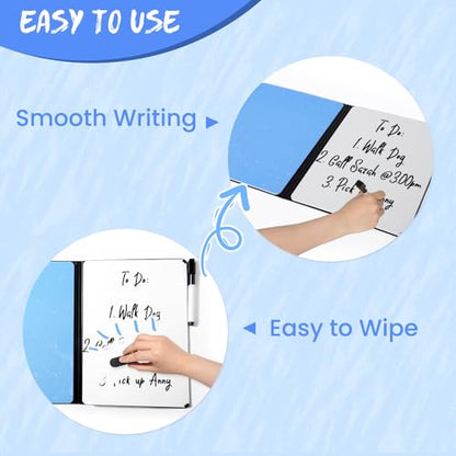 A4 Portable Double Sided Mini Desk Dry Erase Whiteboard