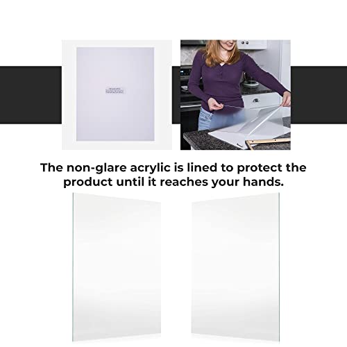 11x17 Non Glare Acrylic Plexiglass Replacement for Picture Frame for 11x17 Photo Frame