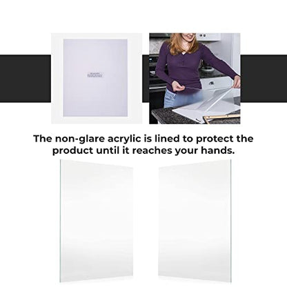11x17 Non Glare Acrylic Plexiglass Replacement for Picture Frame for 11x17 Photo Frame