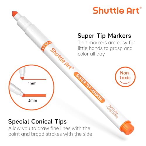 384 Pack Washable Super Tips Markers (384 Count)