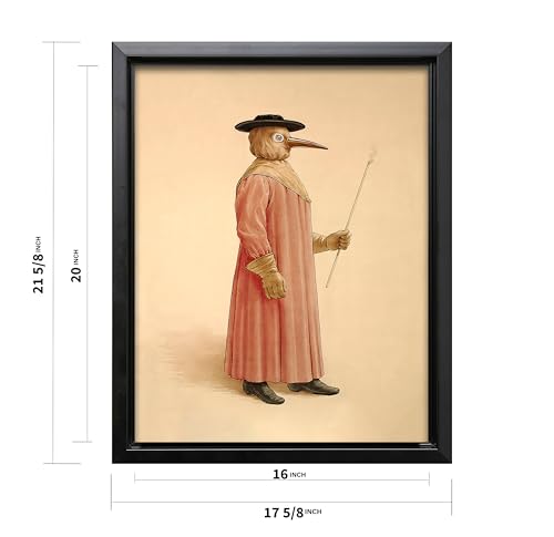 Vintage Plague Doctor Canvas