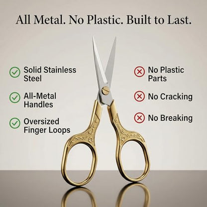 Small Gold Scissors (2 Count)
