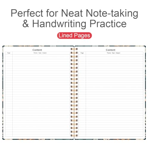 Lined Spiral Journal Notebook for Women & Men