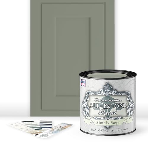 ALL-IN-ONE Paint by Heirloom Traditions, Simply Sage, Quart (32 Fl Oz)