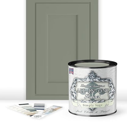 ALL-IN-ONE Paint by Heirloom Traditions, Simply Sage, Quart (32 Fl Oz)