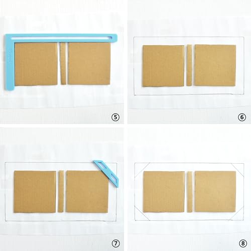 6Pcs Bookbinding Easy Scrapbooking Tool for Notebook Calender (6 Count)