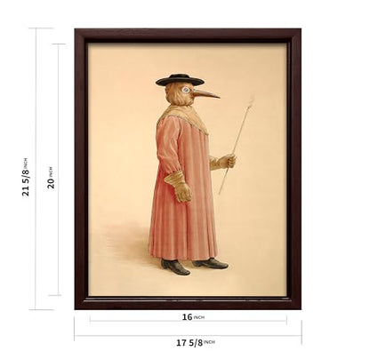 Vintage Plague Doctor Canvas
