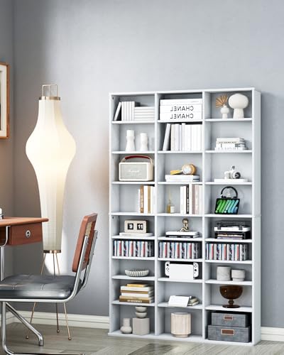 DVD Storage Shelf with Adjustable Shelves (24 Count)