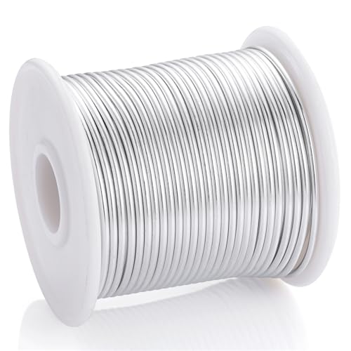 12 Gauge Sliver Aluminum Craft Wire (103.68 Foot)