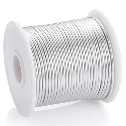 12 Gauge Sliver Aluminum Craft Wire (103.68 Foot)