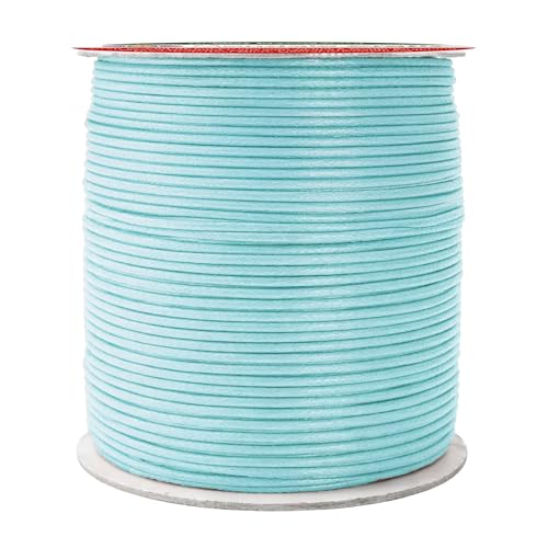2mm Mint Waxed Cord