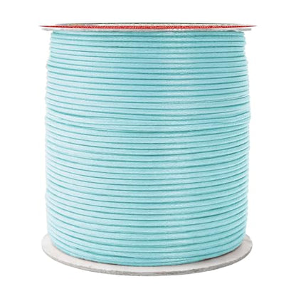 2mm Mint Waxed Cord