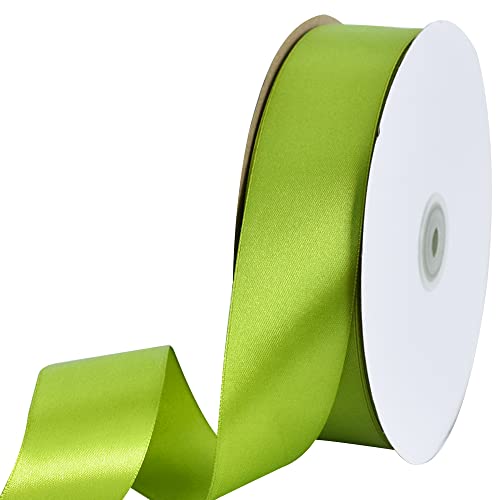100 Yard Sage Moss Green Satin Ribbon 1 (300 Foot)