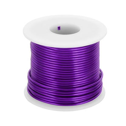 12 Gauge Anodized Aluminum Craft Wire Bendable Bonsai Training Wire 98 Feet 2mm for Sculpting Crafts Wreath Floral Beading Jewelry Making