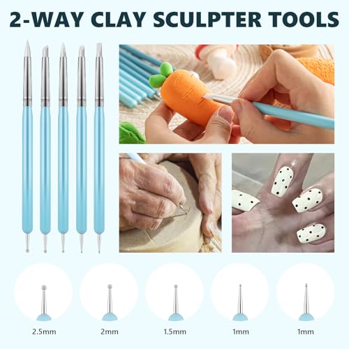 9PCS Sculpting Clay Dotting Tools