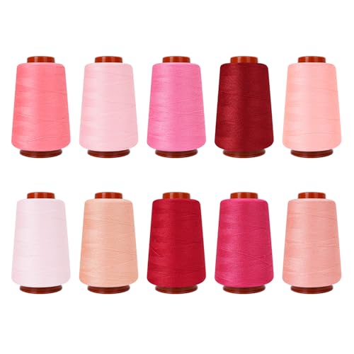 10 Pcs Sewing Thread Set (2400 Foot)