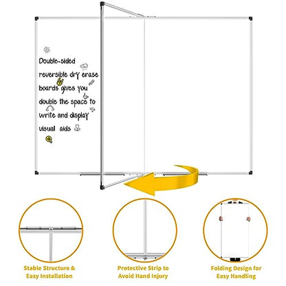 XBoard Magnetic Whiteboard 72 x 48 Inch