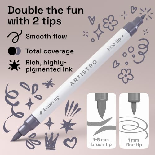5 Gray Tones Dual (5 Count)