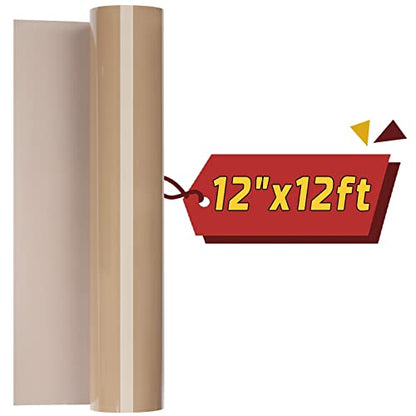 Camel Heat Transfer Vinyl Roll 12" x12ft Matte HTV Vinyl