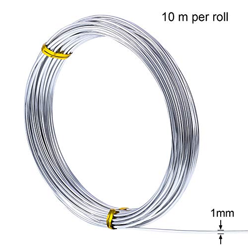 1 Roll Aluminum Wire for Jewelry Making (33 Foot)