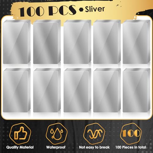 100 Pcs Metal Business Cards Aluminum Laser Engraving Blanks