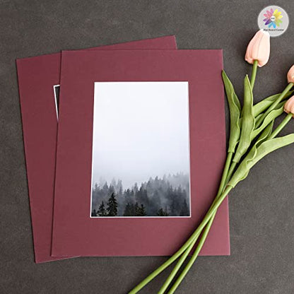 Mat Board Center 10 Pack 8x10 Photo Mats for 5x7 Picture
