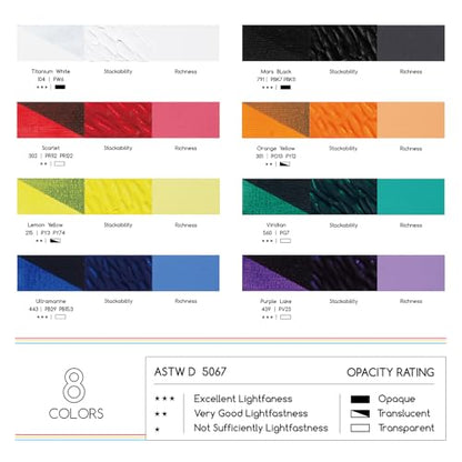 Thick Acrylic Paint Set (27.04 Fl Oz)