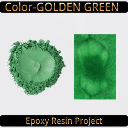 Mica Powder Golden Green