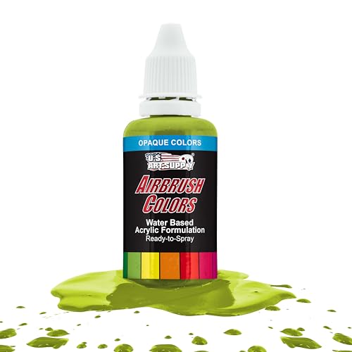 Opaque Chartruesse Acrylic Airbrush Paint