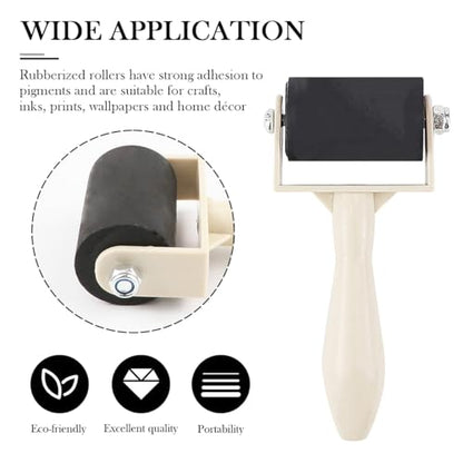 15Pcs Printmaking Brayer Rubber