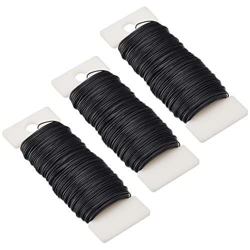 22 Gauge Floral Flexible Paddle Wire for Christmas Wreath Tree (3 Count)